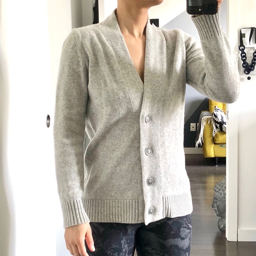 Merino blend cardigan